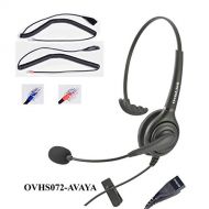 Ovislink Corded Call Center Headset Compatible with Most Avaya Deskphones