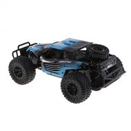 Fityle 1:18 2.4G RC Electric Car Model Toy 4CH with Remote Controller RTR Kit Blue