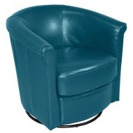 Porter Designs AC213 Marvel Swivel Accent Chair, Blue