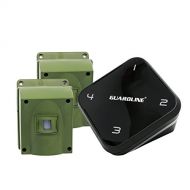 Guardline 14 Mile Long Range Wireless Driveway Alarm wTwo Sensors Kit Outdoor Weather Resistant Motion SensorDetector- Best DIY Security Alert System- Protect Home, Perimeter, Yard, Garag