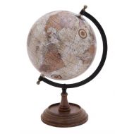 Deco 79 Traditional Wood, Metal, and Plastic Decorative Globe 14H,9W Multicolored Finish