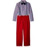 Nautica Boys Suspender Set With Shirt, Pant, Suspenders, and Bow Tie