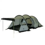 10T Outdoor Equipment 10T Zelt Felton 3 Mann Tunnelzelt wasserdichtes Campingzelt 5000 mm Trekkingzelt Vorraum & 5 Fenster