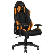 E-WIN Gaming Chair Ergonomic High Back PU Leather Racing Style with Adjustable Armrest and Back Recliner Swivel Rocker Office Chair Orange
