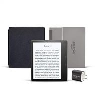 [아마존핫딜][아마존 핫딜] All-new Kindle Oasis Essentials Bundle including Kindle Oasis (Graphite, Special Offers), Amazon Leather Cover, and Power Adapter