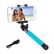 Wireless Selfie Stick, KAPAS Foldable 3.5ft Extends Up Premium Bluetooth Remote Shutter Extendable Monopod with Adjustable Holder for iPhone Samsung and Other iOS and Android Smart