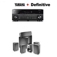 Yamaha AVENTAGE RX-A780 7.2-ch 4K Ultra HD AV Receiver with HDR + Definitive Technology ProCinema 600 5.1 Home Theater Speaker System Bundle