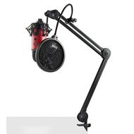 Blue Microphones Yeti Red USB Microphone with Knox Studio Arm, Shock Mount and Pop Filter