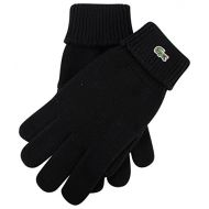 Lacoste Mens Plain Wool Gloves - Black