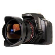 Bower Camera Bower SLY8VDC Ultra-Wide 8mm T3.8 Digital Fisheye Cine Lens for Canon SLR Camera