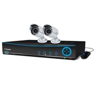 Swann SWDVK-442002-US DVR4-4200 4 Channel 960H Digital Video Recorder and 2 x PRO-642 Cameras (Black/White)