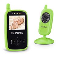 HelloBaby Video Baby Monitor with Night Vision Camera, Temperature Monitoring, 960ft Transmission Range, 2-Way Talk, High Capacity Battery