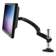 Ergotech Freedom Arm, Single Aluminum Monitor Arm, holds up to 27 Monitor with Desk Clamp - Metal Gray