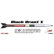 Rocketarium LOC Precision Flying Model Rocket Kit 1.63 Black Brant X