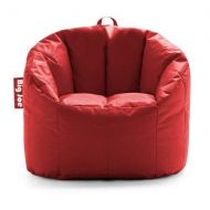 Big Joe Milano Bean Bag Chair Multiple Colors, Provides Ultimate Comfort, Great for Any Room (Fire Engine Red)