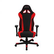 DXRacer OHRW106NR Black & Red Racing Series Gaming Chair Ergonomic High Backrest Office Computer Chair Esports Chair Swivel Tilt and Recline with Headrest and Lumbar Cushion + Wa