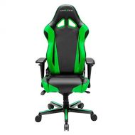DXRacer USA LLC DXRacer OHRV001NE Racing Series Black and Green Gaming Chair - Includes 2 Free Cushions