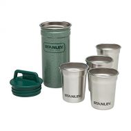 Stanley Adventure Shot Glass Set x 4 Camping Accessory One Size Steel Green