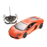 AMPERSAND SHOPS Remote Control Licensed Car 10 1:14 Lamborghini Aventador LP700 (Orange)