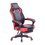 HEALGEN Healgen Gaming Chair with Footrest Racing Computer PC Chair Ergonomic High Back Swivel Executive Office Chair Mesh Leather Reclining Desk Chair Red