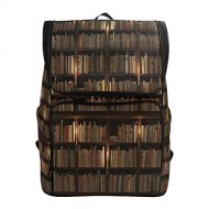 Use4 Book Bookshelf Bookworm Backpack Daypack School Travel Shoulder Bag
