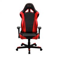 DXRacer OH/RE0/NR Black & Red Racing Series Gaming Chair Ergonomic High Backrest Office Computer Chair Esports Chair Swivel Tilt and Recline with Headrest and Lumbar Cushion + Warr