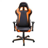 DXRacer OHFH00NO Black & Orange Formula Series Gaming Chair Ergonomic High Backrest Office Computer Chair Esports Chair Swivel Tilt and Recline with Headrest and Lumbar Cushion +