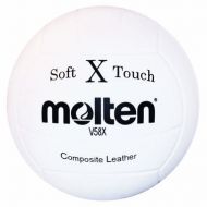 Molten Soft X Touch Volleyball (White, Official)