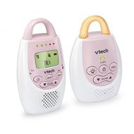 VTech BA72211PK Pink Audio Baby Monitor with up to 1,000 ft of Range, Vibrating Sound-Alert, Talk Back Intercom & Night Light Loop