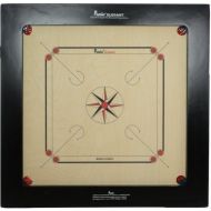 Surco Precise Carrom Board Game Board Champion Bulldog Jumbo English Ply Wood Board with Coin & Striker, Approved by AICF & ICF, Official Board for International Carrom World Cup