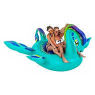 TCP Global Sundaze Floats Nessie Giant 8 Foot Inflatable Sea Monster Pool Float - Fun Kids Swim Party Toy - Summer Lounge Raft