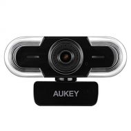 AUKEY Webcam 2K HD with Auto Light Adjustment, Manual Focus and Mic, Live Streaming Camera, USB Webcam for Widescreen Video Calling and Recording, Compatible with Windows, Mac OS a