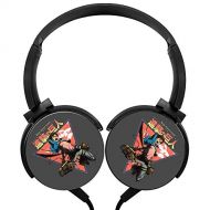 Lindsey-Aha Wired Stereo Headphone Sing-eki Attack On Ti-tan Portable Noise Cancelling Over Ear with Mic Headset Earphone Earpiece