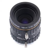 Baosity 5MP(Megapixels) 2/3 16mm F1.6 CS C Mount Manual IRIS Varifocal Lens for CCTV Industrial Camera