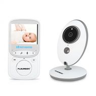 Floureon FLOUREON Baby Monitor Wireless Security Camera Digital Video Camera with LCD Screen Monitor 2 Way Talk Radio Night Vision (2.4 inch)