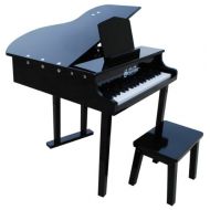 Schoenhut Concert Grand Piano with Matching Bench - Color Black