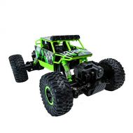 Choosebuy 1/18 4WD Off Road Remote Control Truck, High Speed Dual Motors Rechargeable Off Road Rock Crawler Vehicle Monster Truck 2.4G RC Cars+Battery Pack/Remote Control/Manual an