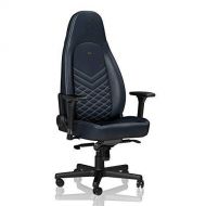 Noblechairs noblechairs ICON Gaming Chair - Office Chair - Desk Chair - Real Leather - Midnight Blue/Graphite