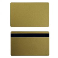 Pack of 500 Premium Graphic Quality Gold PVC w/HiCo 2 Track Cards CR80 30 Mil Standard Credit Card Size by My ID City
