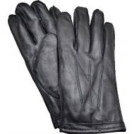 ISOTONER Isotoner Mens Genuine Leathers Smartouch Screen gloves(Black Med)