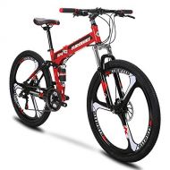 VTSP Mountain Bicycle 3 Spoke Wheel Dual Suspension 21 Speeds, G4 26 inch Frame Double Brake Bike