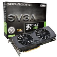 EVGA GeForce GTX 980 4GB SC GAMING ACX 2.0, 26% Cooler and 36% Quieter Cooling Graphics Card 04G-P4-2983-KR