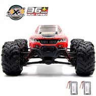 GMAXT Rc Cars for 9130 Remote Control Car,1/16 Scale 36km/h,2.4Ghz 4WD High Speed Off-Road Vehicles with 2 Rechargeable Batteries, Give The Child The Best Gift