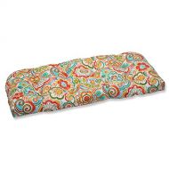 Stone Pillow Perfect Outdoor Bronwood Carnival Wicker Loveseat Cushion, Multicolored