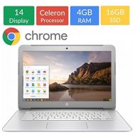 HP 14-inch Chromebook HD SVA (1366 x 768) Display, Intel Dual Core Celeron N2840 2.16GHz, 4GB DD3L RAM, 16GB eMMc Hard Drive, Stereo speakers, HD Webcam, Google Chrome OS (Certifie
