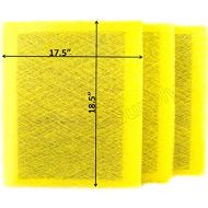 RAYAIR SUPPLY 20x20 Air Ranger Replacement Filter Pads 20X20 (3 Pack) Yellow