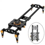 ASHANKS Camera Track Dolly Slider, 23/60cm 4 Ball-bearings Camcorder Tracking Rail System for DSLR,Wedding Shooting,Sony and Gopro and Youtuber Film-making