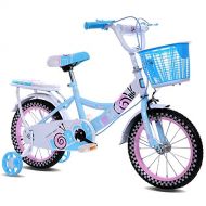 Childrens bicycle ZHIRONG Blue Pink Purple Metal Toy 12 Inches, 14 Inches, 16 Inches Outdoor Outing