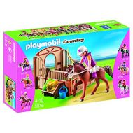 PLAYMOBIL Trekking Horse with Stall Play Set