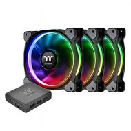 Thermaltake Riing Plus 12 RGB TT Premium Edition 120mm Software Enabled 12 Controllable LED RGB 9 Blades CaseRadiator Fan -Triple Pack. CL-F053-PL12SW-A